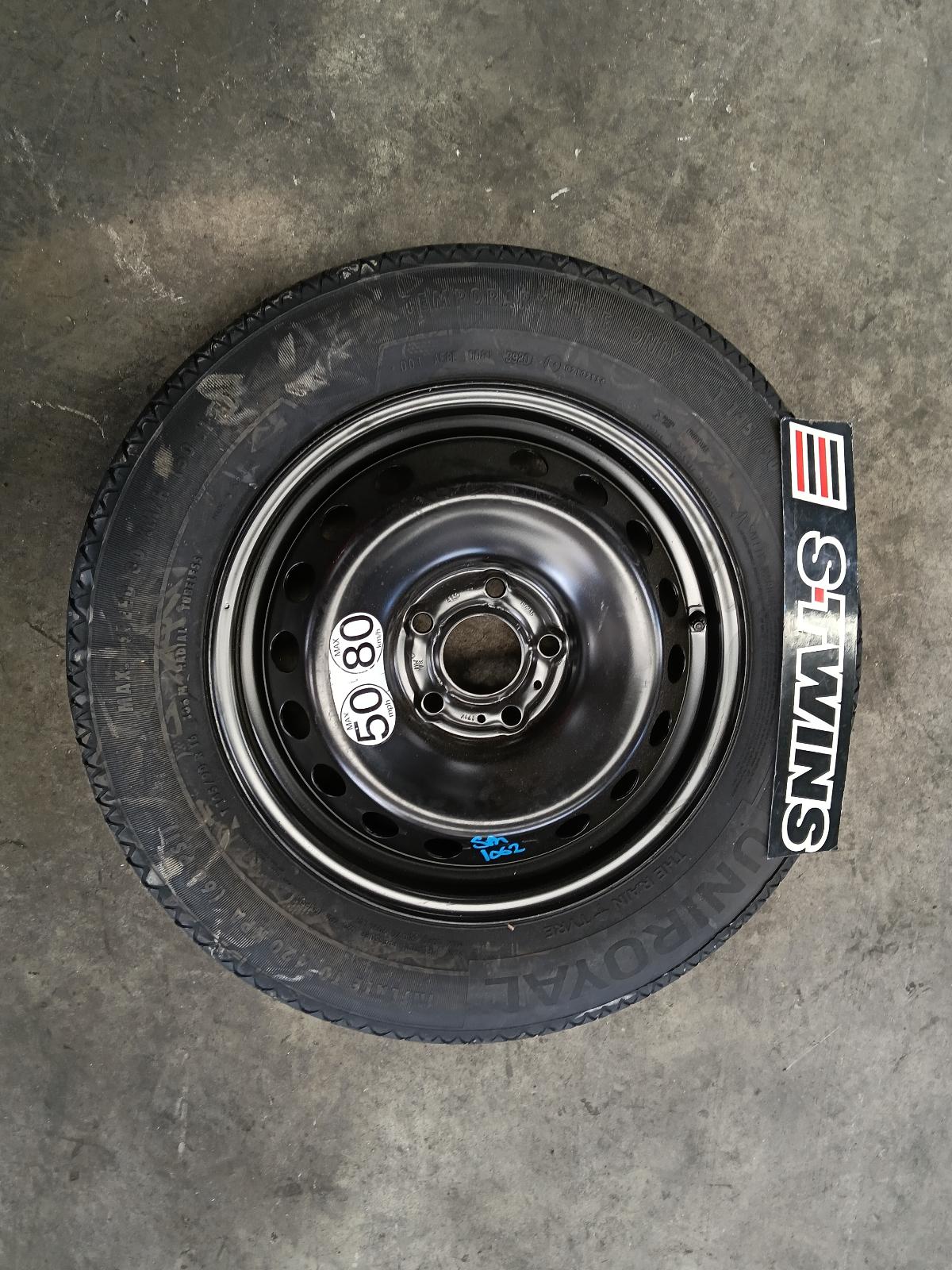 2020 NISSAN JUKE WHEEL STANDARD STEEL SPACE SAVER SPARE STEEL, F16, 03/20- 0000423074