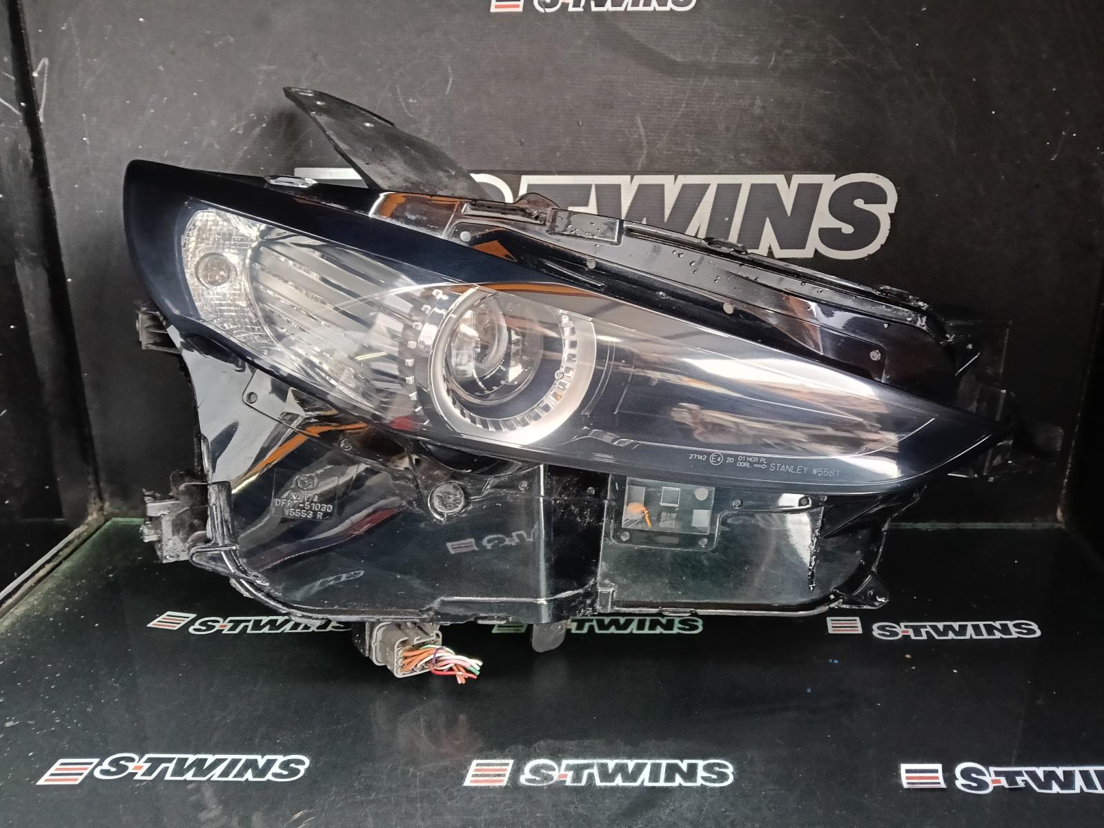 2020 MAZDA CX30 RIGHT HEADLAMP DM, W/ LED TYPE, NON ADAPTIVE TYPE, 10/19- 0000423329