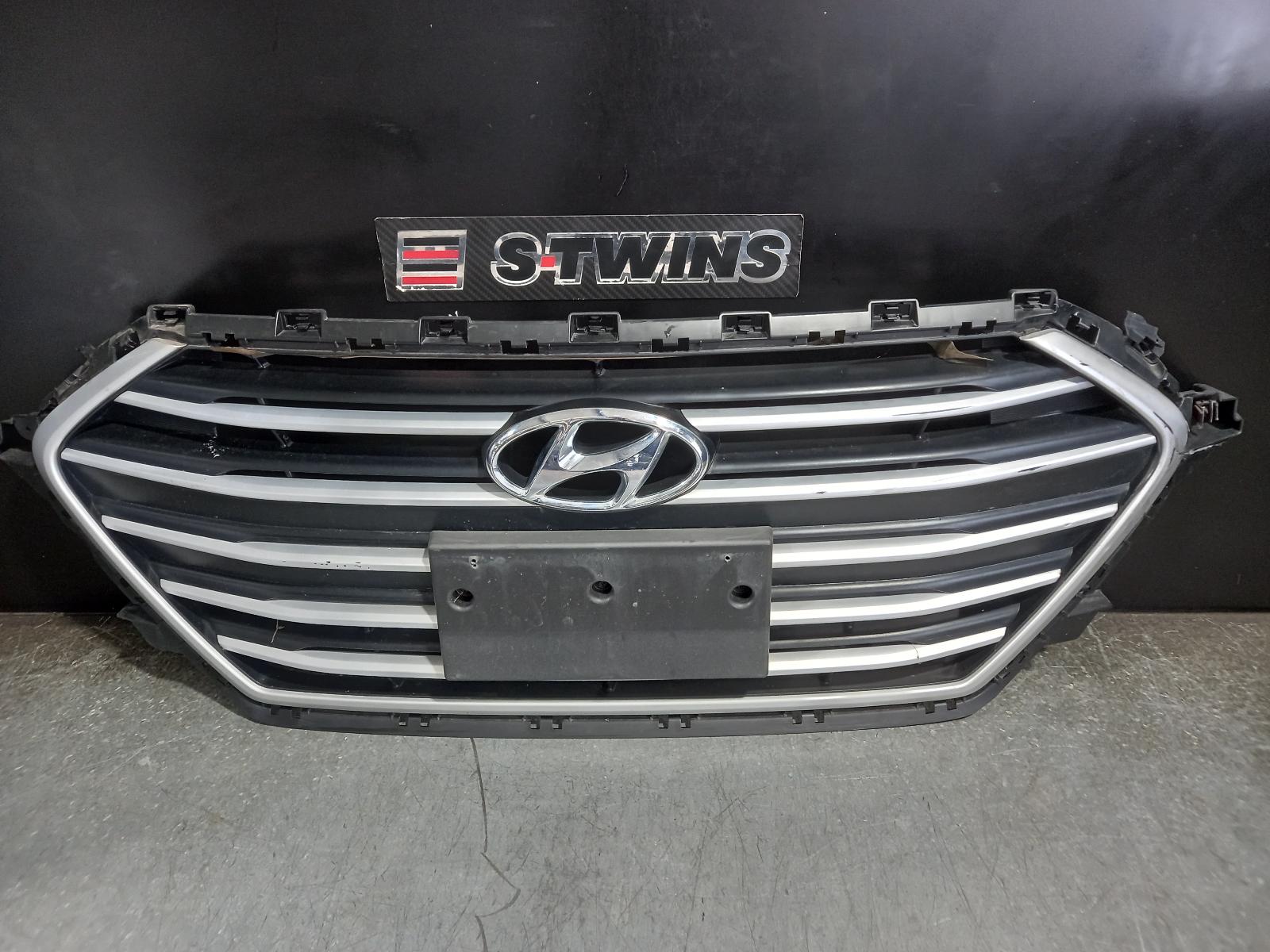 2017 HYUNDAI ELANTRA GRILLE RADIATOR GRILLE, AD, GREY, 12/15-09/18 0000240283