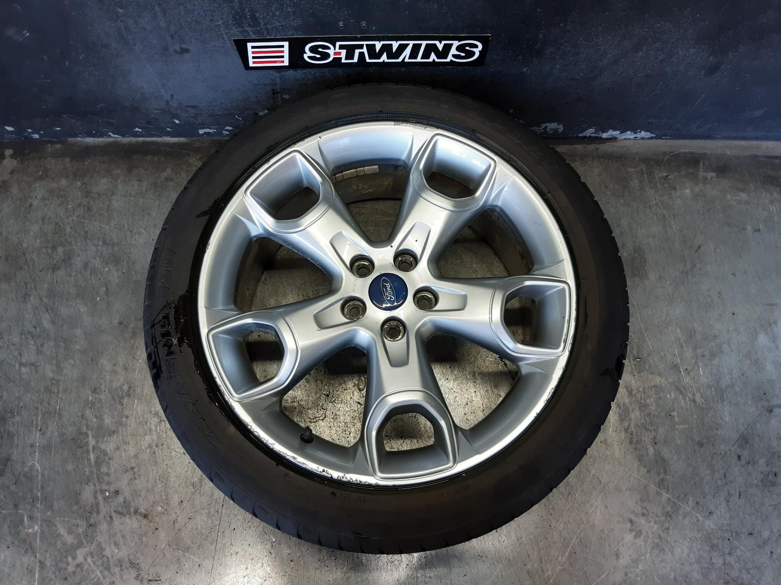 2013 FORD KUGA WHEEL MAG FACTORY, 19X8IN, TF, TITANIUM, 11/12-09/16 0000309619