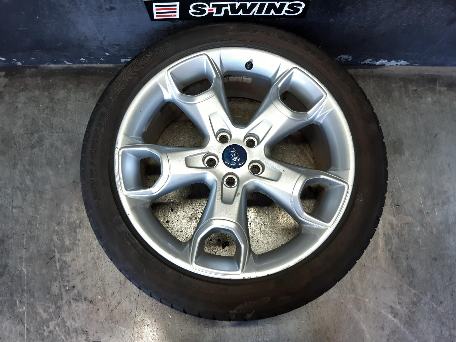 2013 FORD KUGA WHEEL MAG FACTORY, 19X8IN, TF, TITANIUM, 11/12-09/16 0000309620