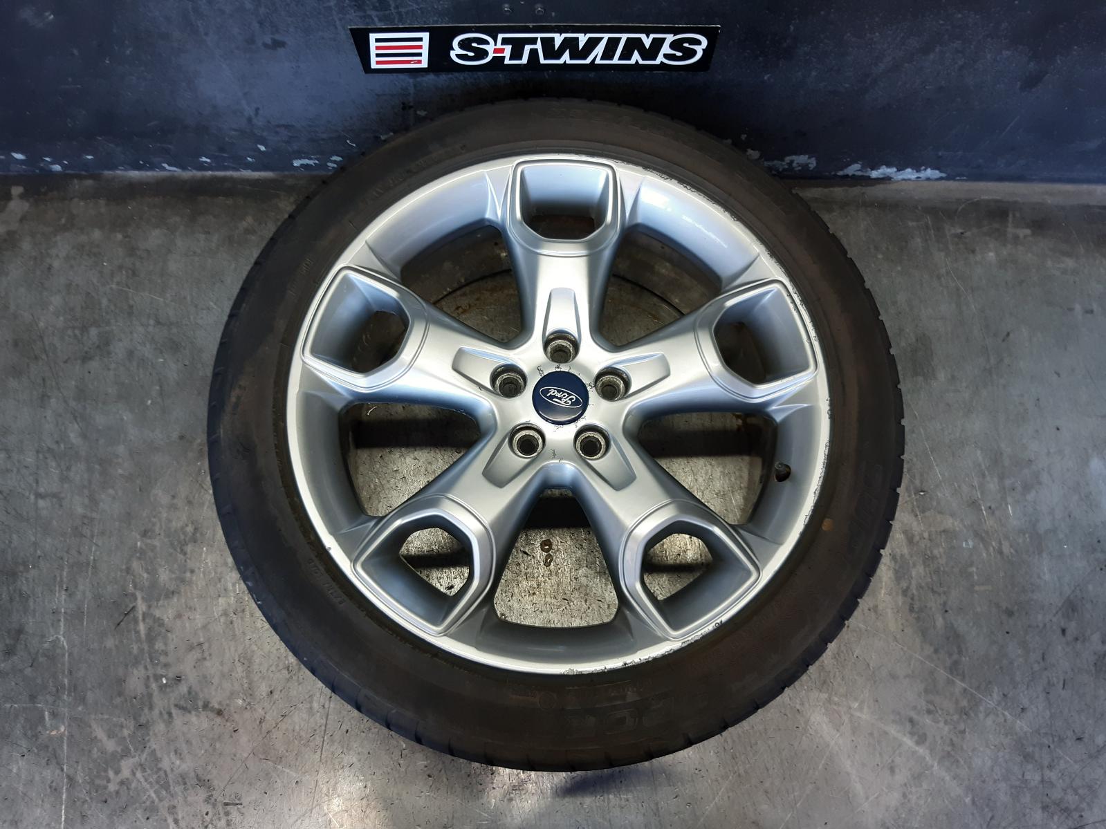 2013 FORD KUGA WHEEL MAG FACTORY, 19X8IN, TF, TITANIUM, 11/12-09/16 0000309621