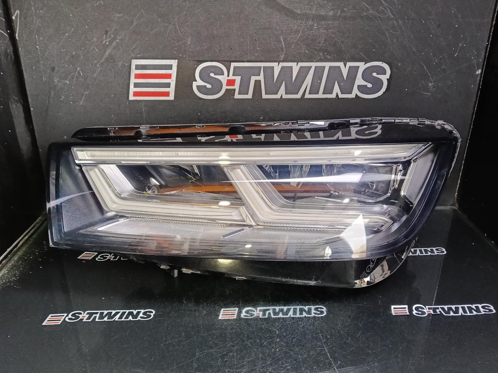 2018 AUDI Q5 LEFT HEADLAMP FY, W/ LED, NON ADAPTIVE TYPE, 02/17-08/20 0000401028