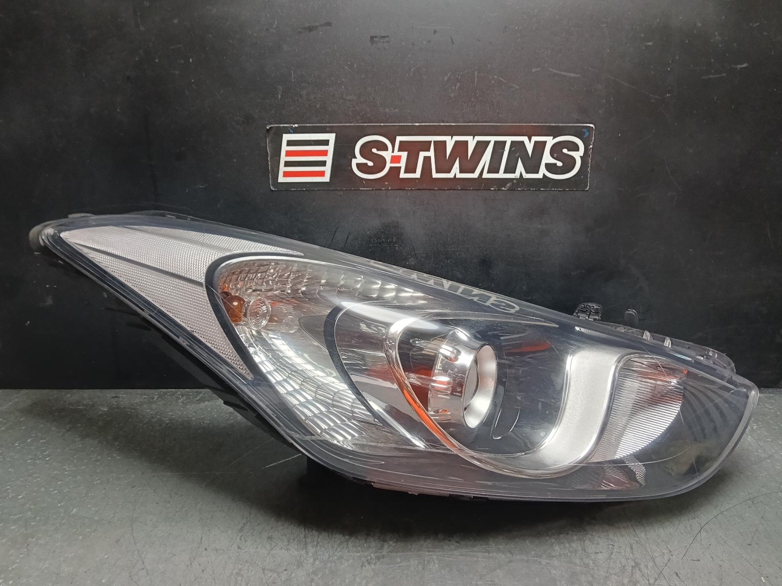 2016 HYUNDAI I30 RIGHT HEADLAMP GD, 5DR HATCH, HALOGEN TYPE, 03/12-02/17 0000409958
