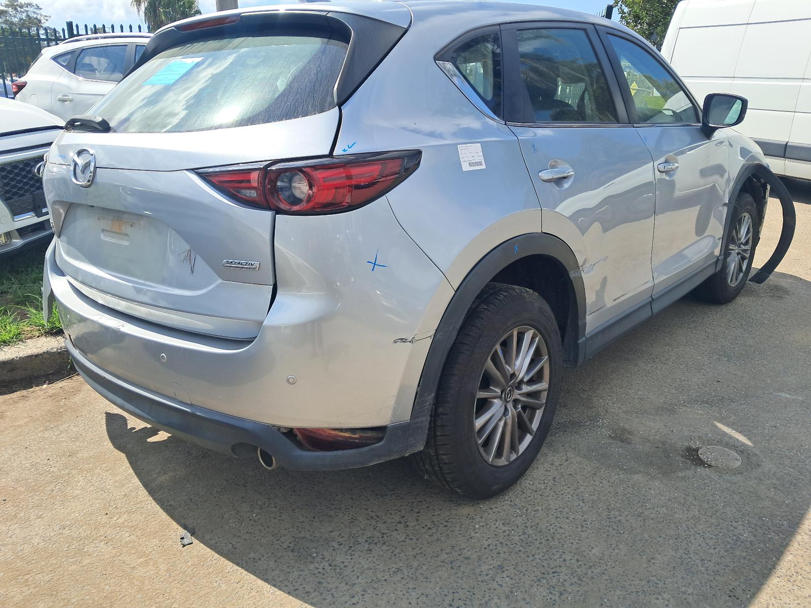 2018 MAZDA CX5 LEFT REAR HUB ASSEMBLY KE-KF, 4WD, BOLT TYPE SHOCK MOUNT, 02/12