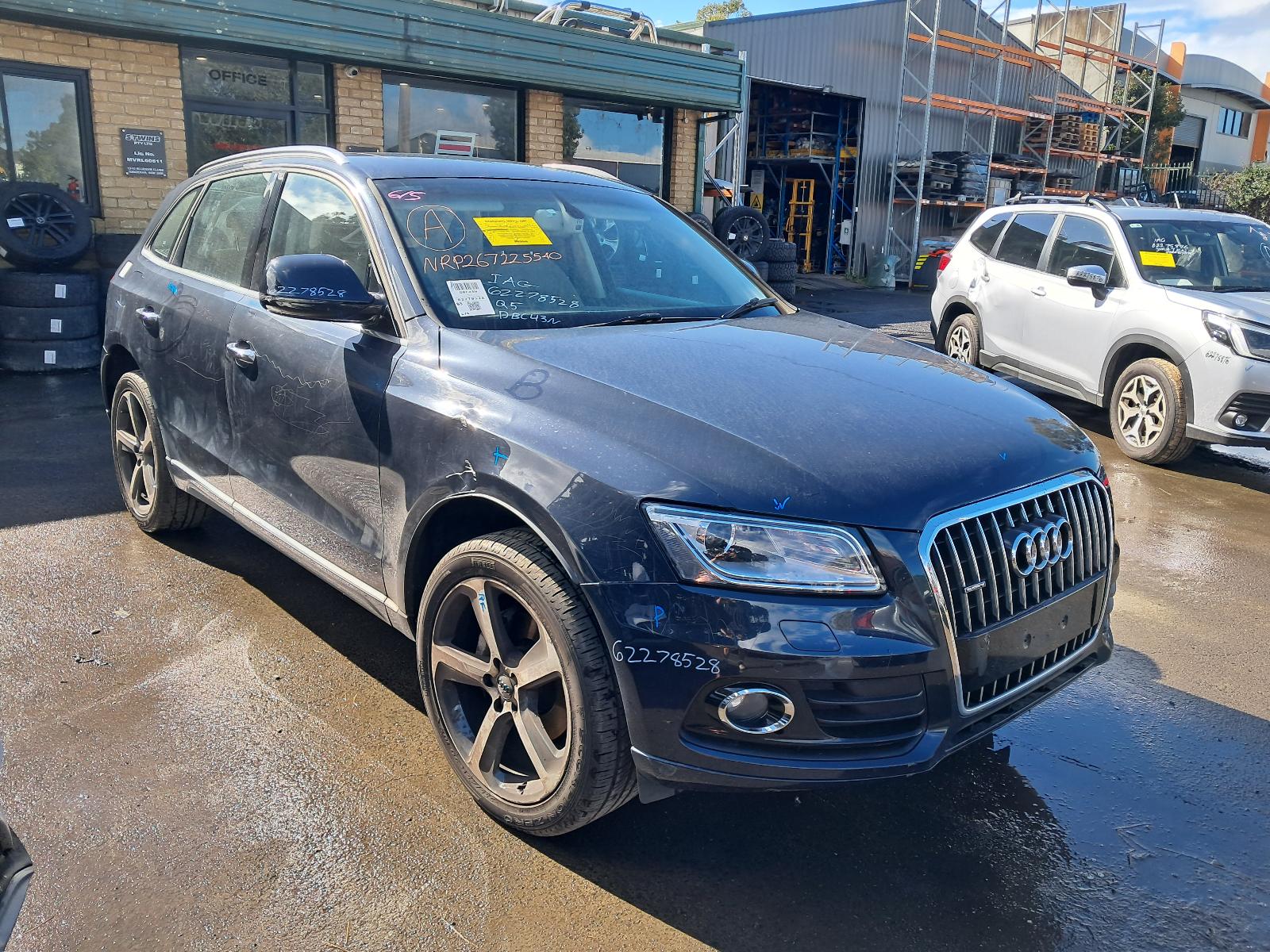 2015 AUDI Q5 HEADLAMP SWITCH, 8R, 12/08-01/17