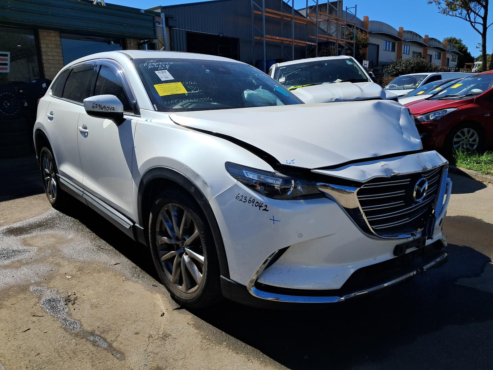 2018 MAZDA CX9 HEADREST TC, LH REAR, LEATHER, BLACK, 07/16-12/24