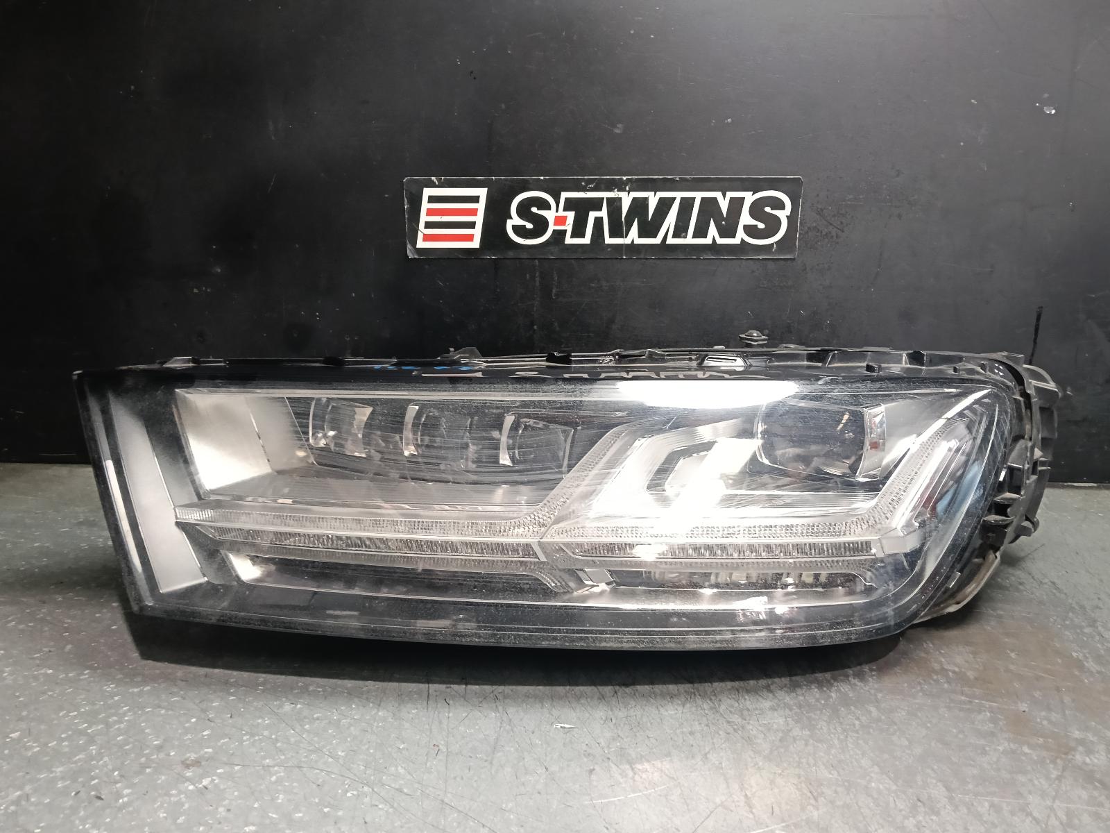 2016 AUDI Q7 LEFT HEADLAMP 4M, W/ MATRIX LED TYPE, 07/15-03/20 0000424405
