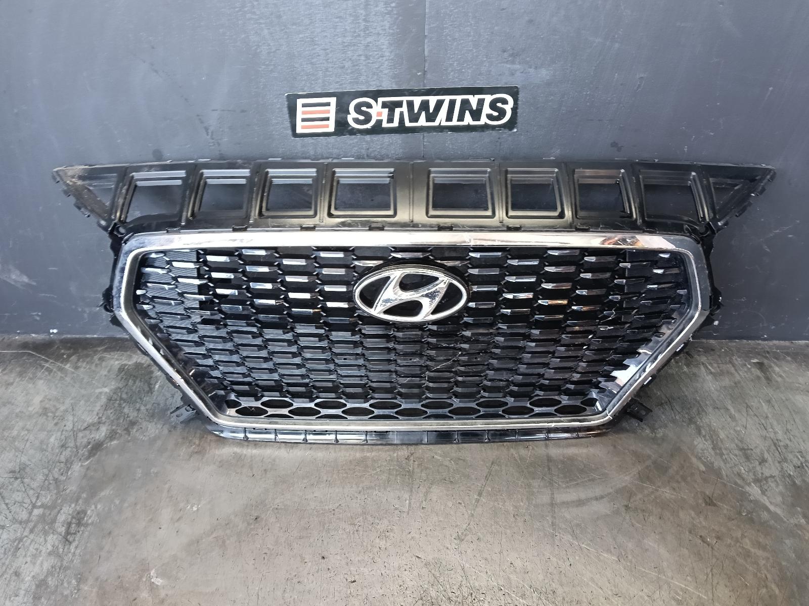 2018 HYUNDAI I30 GRILLE RADIATOR GRILLE, W/ CHROME INSERT, NON PARK ASSIST TYPE, PD, HATCH (S. KOREA VIN KMHH), ELITE/SR, 03/17-08/20