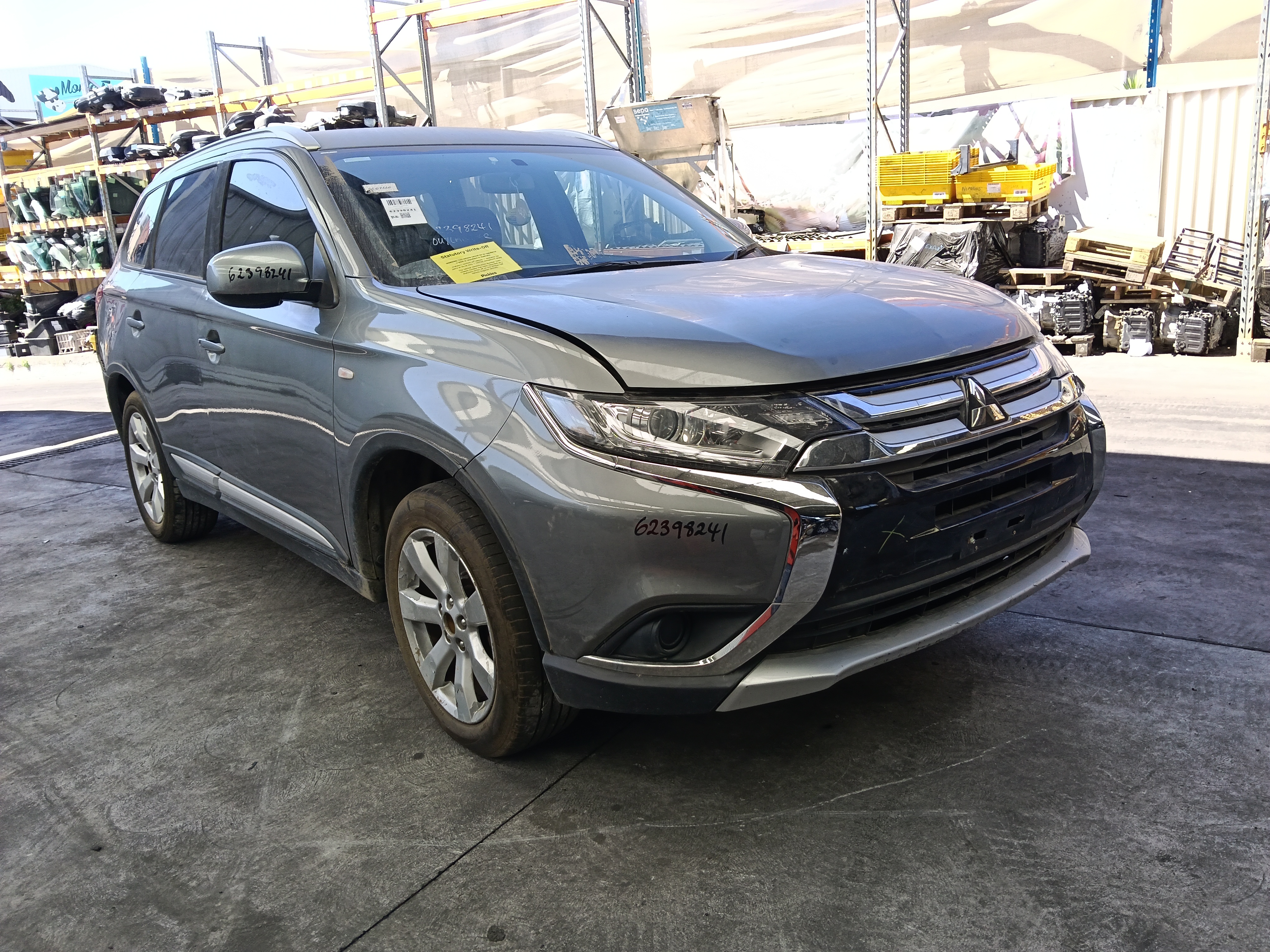 2019 MITSUBISHI OUTLANDER RIGHT HEADLAMP ZK-ZL, HALOGEN TYPE, 04/1507/21