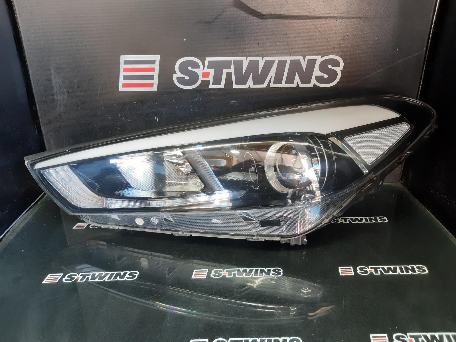 2017 HYUNDAI TUCSON LEFT HEADLAMP TL, ACTIVE/ACTIVE X, KOREAN BUILT (VIN KMHJ), HALOGEN TYPE, NON DAYTIME RUNNING LAMP, 06/15-06/18 0000398153
