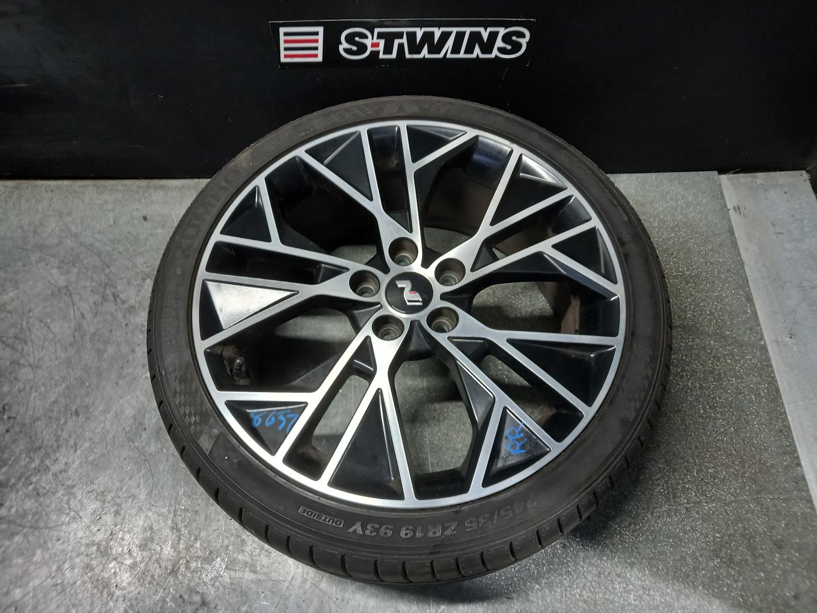 2022 HYUNDAI I30 WHEEL MAG FACTORY, 19X8IN, MULTISPOKE, CN7, SEDAN (S.KOREA-VIN KMHL), 03/21-02/23 0000363915