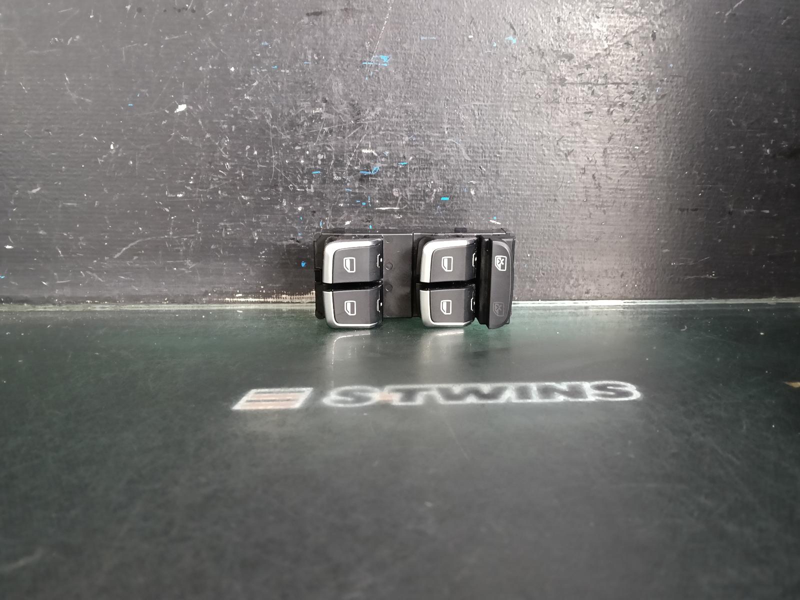 2015 AUDI A3 PWR DR WIND SWITCH RH FRONT (MASTER SWITCH), HATCH/SEDAN, W/ CHROME TIPS TYPE, 8V, 03/13-10/20 0000429329