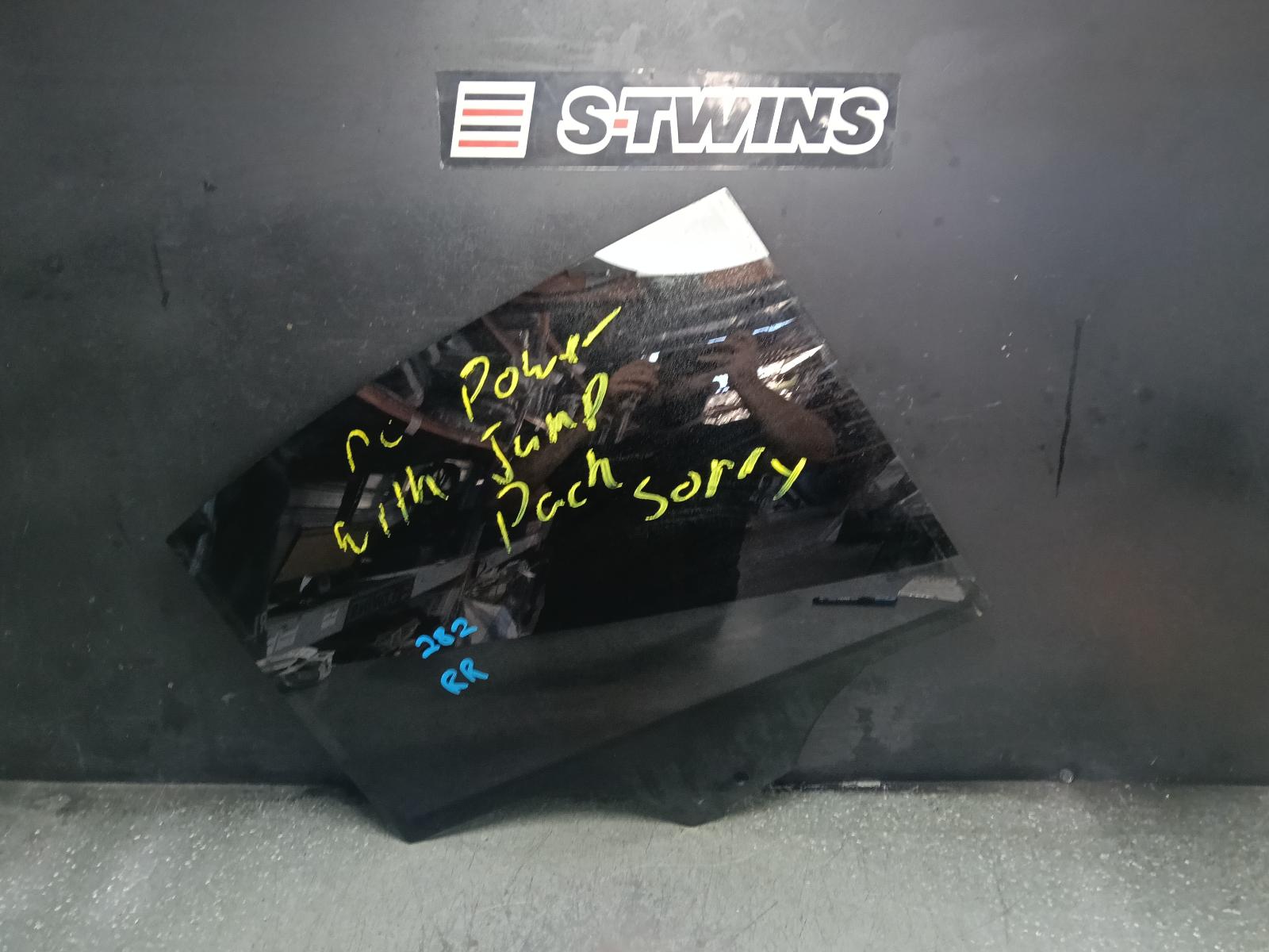 2019 BMW 3 SERIES RIGHT REAR DOOR WINDOW F80, M3, SEDAN, 06/14-12/19 0000430544