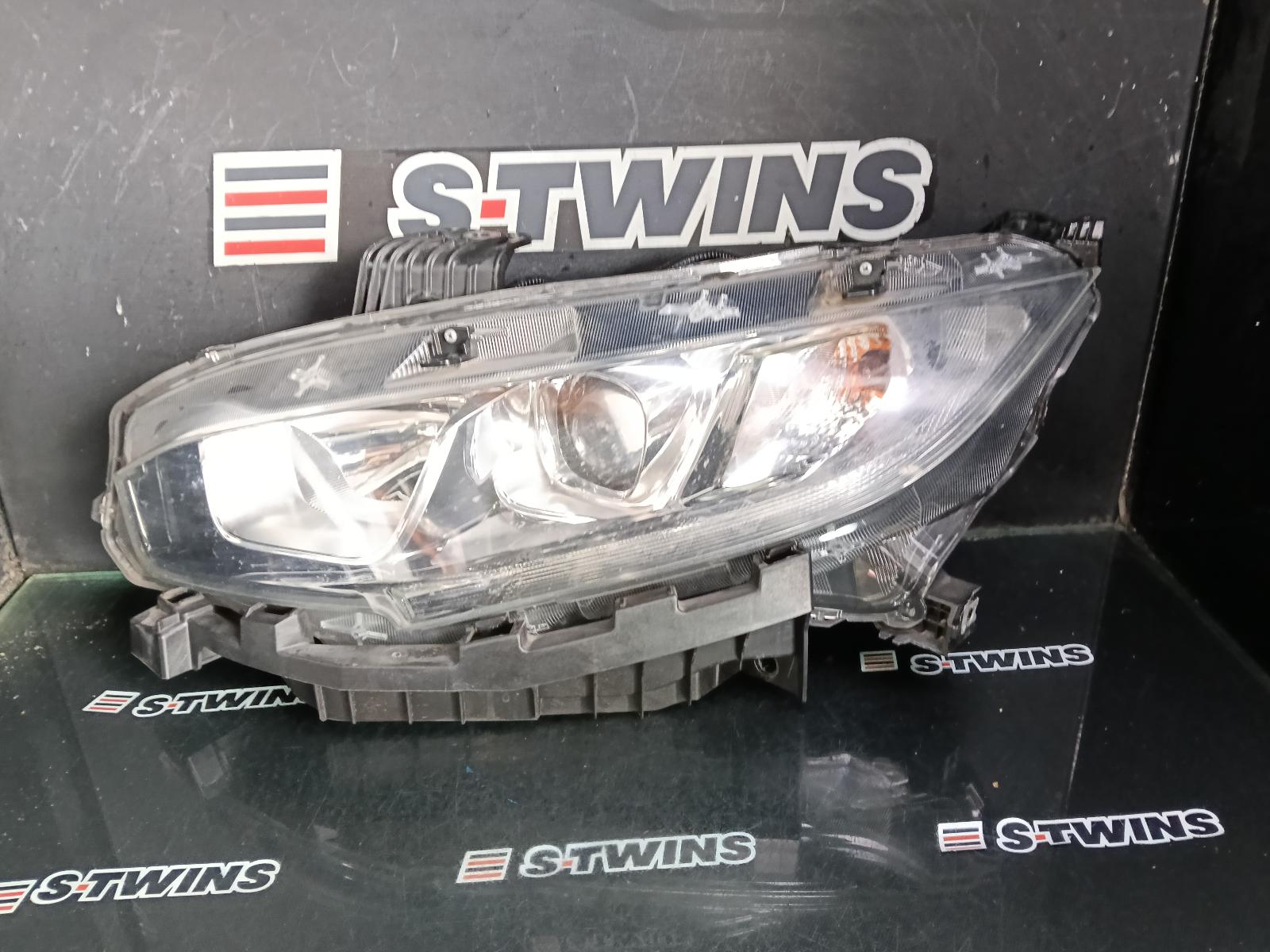 2016 HONDA CIVIC LEFT HEADLAMP 10TH GEN, HATCH/SEDAN, HALOGEN TYPE, 05/16-08/21