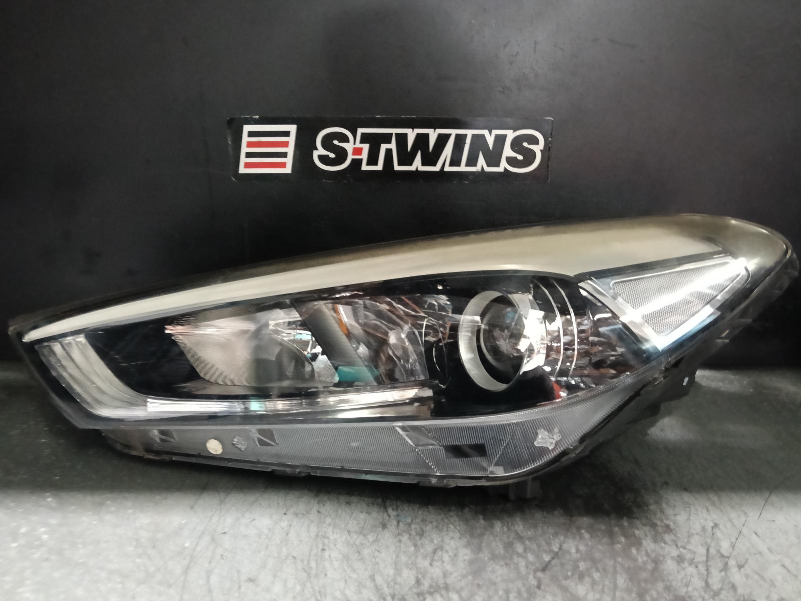 2015 HYUNDAI TUCSON LEFT HEADLAMP TL, ACTIVE/ACTIVE X, KOREAN BUILT (VIN KMHJ), HALOGEN TYPE, W/ DAYTIME RUNNING LAMP, 06/15-06/18 0000407448