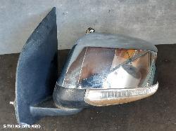 2014 Nissan Navara Left Door Mirror D40 Power Chrome W/ Indicator Type Manual Fold 09/05-08/15 0000096964