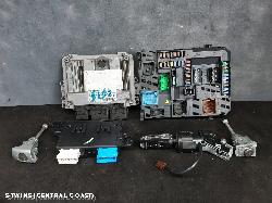 2013 Peugeot 208 Ecu Engine Ecu 1.6 Petrol Turbo Vin Vf3*5Fv Sec Set (Ecu/Imm/Reader/Key) A9 10/12-05/15 97122