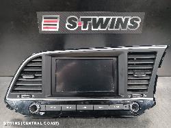 2017 Hyundai Elantra Radio Cd Dvd Sat Tv 0000208463