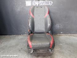 2016 Subaru Wrx Front Seat Lh Front V1 Leather Grey/Red Wrx Premium 03/14- 0000178091