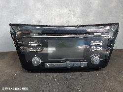 2017 Nissan Xtrail Radio Cd Dvd Sat Tv Cd/Mp3 Player T32 03/14-11/20 0000105819