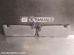 2014 Audi A4 Sunvisor B8 8K Pair Grey  02/08-01/16 0000254863