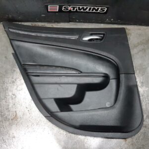 2014 Chrysler 300C Door Trim Lh Rear Lx Leather Black S 12/11-12/14 266381