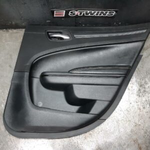 2014 Chrysler 300C Door Trim Rh Rear Lx Leather Black S 12/11-12/14 266383