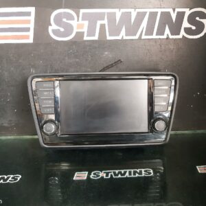 2015 Skoda Octavia Radio Cd Dvd Sat Tv Display/Head Unit Ne 11/13-09/20 278049