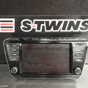 2017 Skoda Superb Radio Cd Dvd Sat Tv Display Unit 8In Touchscreen W/ Sat Nav Type Np 03/16-04/19 283404