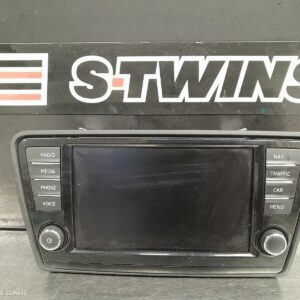 2015 Skoda Octavia Radio Cd Dvd Sat Tv Display/Head Unit Ne 11/13-09/20 301885