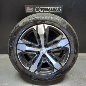 2018 Peugeot 3008 Wheel Mag Factory 18X7.5In 5 V Spoke Silver/Black Detroit Type P84 10/16- 180473