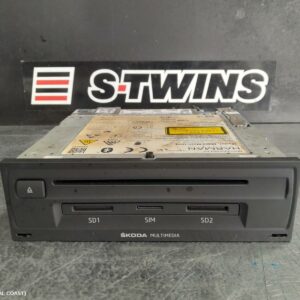 2019 Skoda Karoq Radio Cd Dvd Sat Tv Head Unit Multimedia (2X Sd W/ Sim) Nu 04/18- 314107