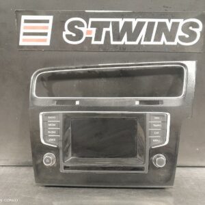2014 Volkswagen Golf Radio Cd Dvd Sat Tv Display Screen 5.8In W/ Sat Nav Type Gen 7 12/12-03/17 308873