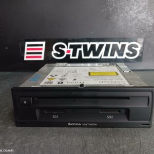 2015 Skoda Octavia Radio Cd Dvd Sat Tv Headunit Multimedia 2X Sd Ne 09/13-09/20 317366