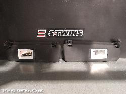 2014 Porsche Cayenne Sunvisor 92A Pair Black Leather 07/10-04/18 332344