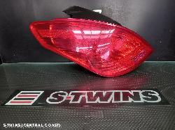 2013 Peugeot 308 Left Taillight T7 Hatch 06/07-12/13 334425
