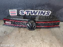 2011 Volkswagen Golf Grille Radiator Grille Gen 6 3Dr/5Dr Hatch Gti Black/Red 10/09-03/13 248452