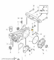 2018 Volvo Xc90 Differential Centre Rear Non Hybrid Standard Type Mk2 04/15- 165846