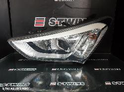 2013 Hyundai Santa Fe Left Headlamp Dm Halogen Type 06/12-05/15 337338