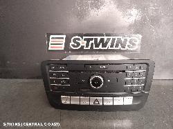 2017 Mercedes A Class Radio Cd Dvd Sat Tv Head Unit Comand Aps W/ Single Dvd W/ Nav Type Jpn P/N A2469006519 W176 09/12-03/18 337083