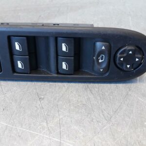 2008 Peugeot 308 Pwr Dr Wind Switch Rh Front (Master Switch) 3 Arrows Mirror Switch W/ Folding Mirror) T7 09/07-09/14 56570