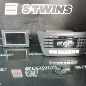 2013 Mercedes C Class Radio Cd Dvd Sat Tv Dash Radio Control/Head Unit Comand Aps Single Disc Cd Player Sat Nav Type W204/S204/C204 05/11-01/15 178733