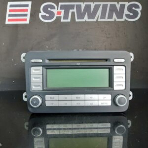 2007 Volkswagen Eos Radio Cd Dvd Sat Tv  Cd Stacker-6 Disc In Centre (Rcd500) Silver Button Mp3 Type 1F 02/07-12/14 125310