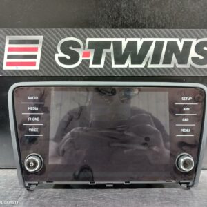 2017 Skoda Octavia Radio Cd Dvd Sat Tv Display Unit Ne 11/13-09/20 226948