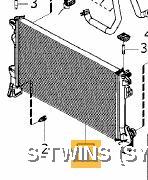 2018 Volvo Xc90 Radiator Auto Mk2 2.0 Petrol/Diesel 04/15- 132210