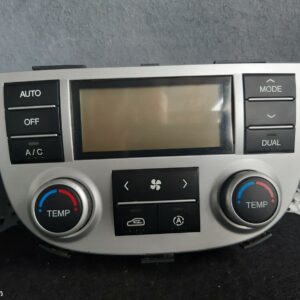 2008 Hyundai Santa Fe Heater Ac Controls Climate Control Type Cm Silver Knobs 11/05-09/09 82562