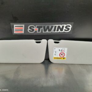 2021 Ford Ranger Sunvisor Px2/Px3 Pair Grey Non Sliding Type 07/15-04/22 186042