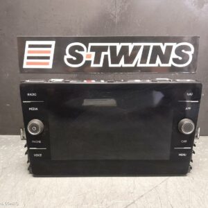2022 Volkswagen T-Roc Radio Cd Dvd Sat Tv Control Unit Discover Media (Sat Nav Type) A1 03/20-07/22 351716
