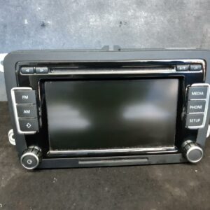 2011 Volkswagen Jetta Radio Cd Dvd Sat Tv Display & Head Unit (Rcd510) 1B 02/11-12/17 99075